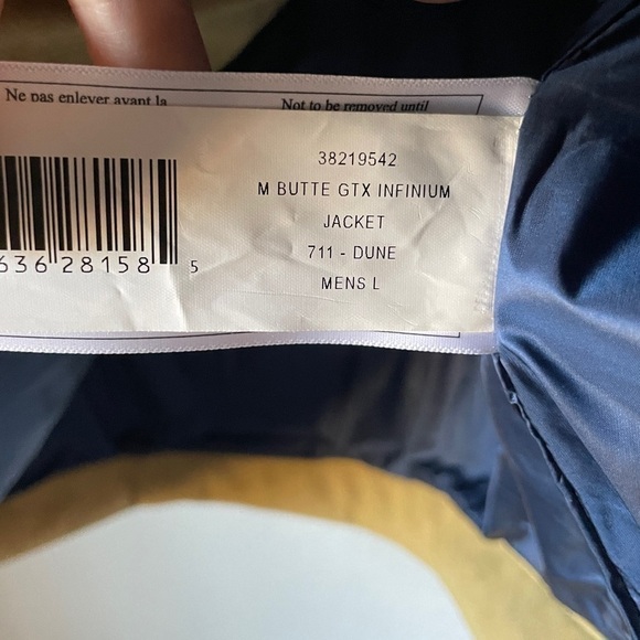 NWT SPYDER Butte G-Tex Infinium Coat Dune Lg. - Picture 5 of 7